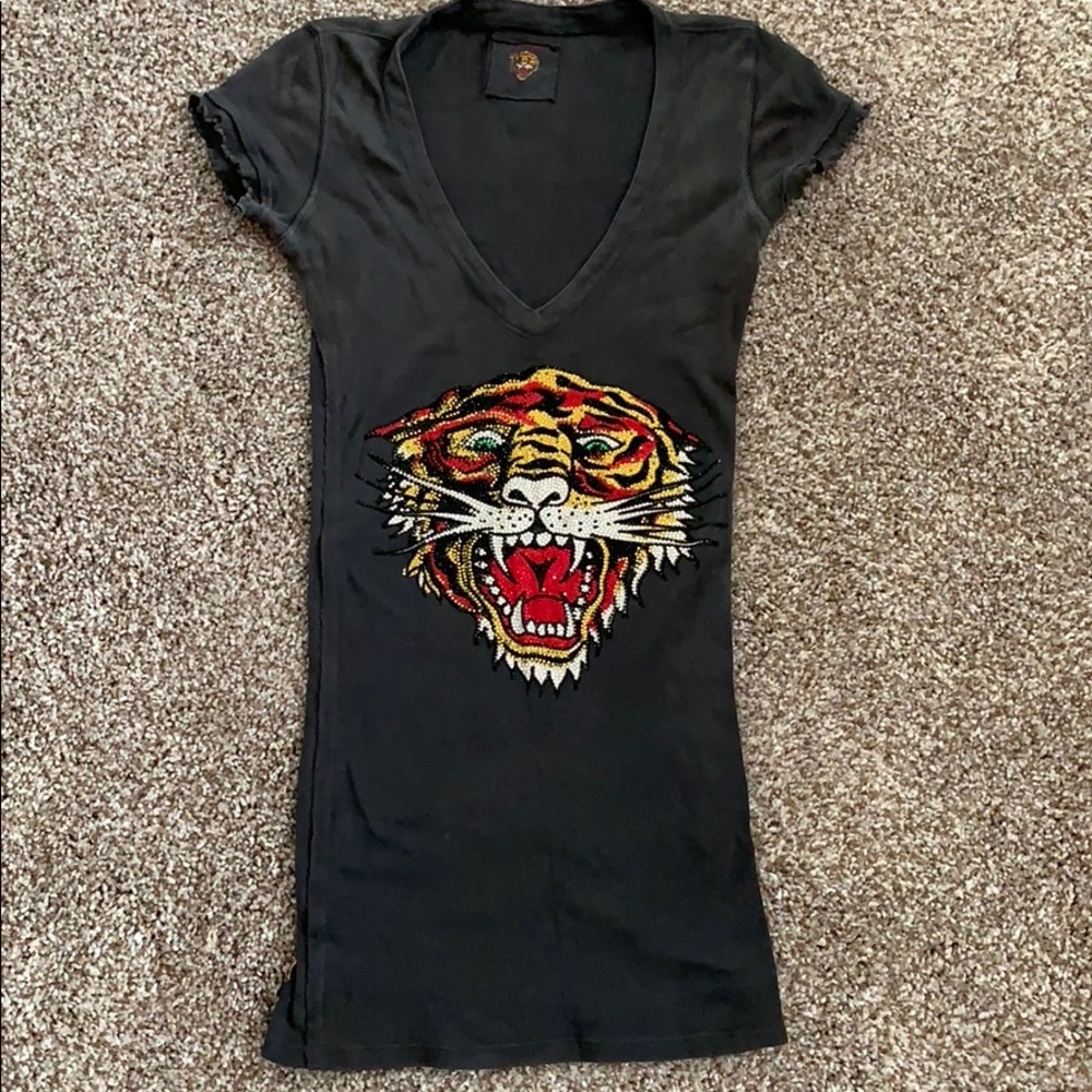 Vintage Ed Hardy Tiger T-shirt 🐅 🐯